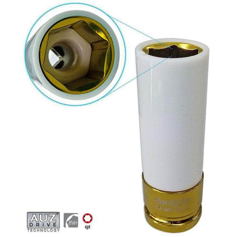 AuzGrip AuzGrip A84673 19mm 6 Point 1/2" Square Drive Alloy Wheel Impact Socket