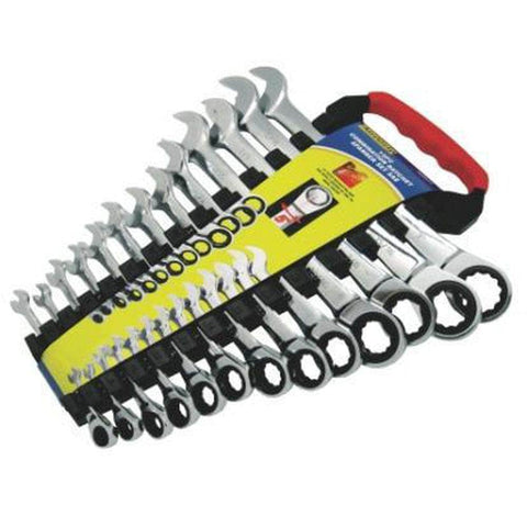 AuzGrip AuzGrip A89417 13 Piece SAE Combination Ratchet Spanner Set