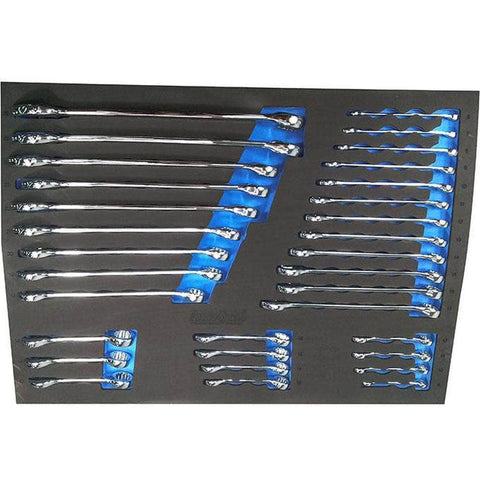 AuzGrip AuzGrip A89606 32 Piece Metric Combination Spanner Set in EVA Foam Tray