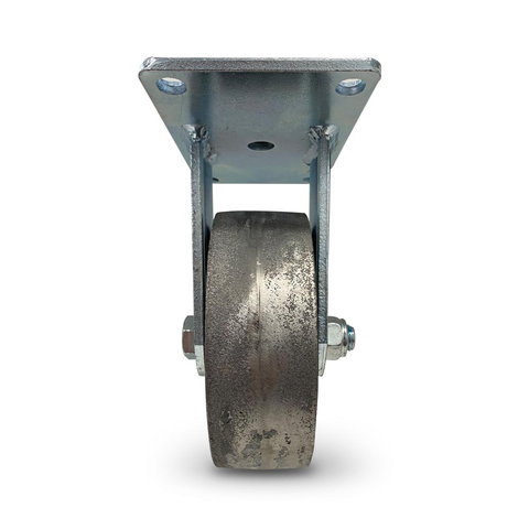 Grip 41901 150mm (6") 500kg Waste Bin SG Iron Fixed Wheel Castor
