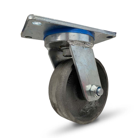 Grip 41902 150mm (6") 500kg Waste Bin SG Iron Swivel Wheel Castor