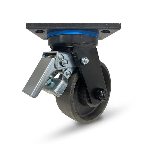 Grip 41967 150mm 1400kg Heavy Duty Cast Iron Swivel Castor with Brake