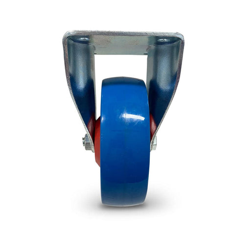 Grip 41978 100mm 200kg Industrial Blue Nylon Fixed Castor