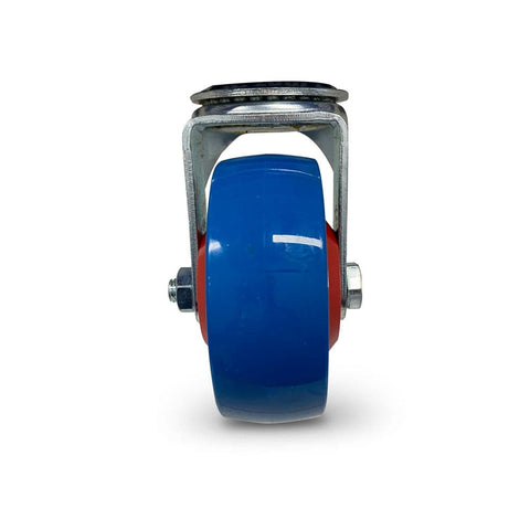 Grip 41982 100mm 200kg Industrial Blue Nylon Swivel Castor with Brake