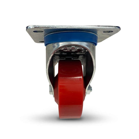 Grip 41999 125mm 250kg Poly Moulded Aluminium Core Swivel Castor with Brake