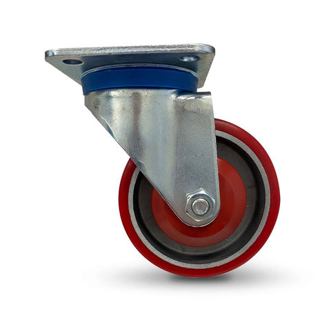 Grip 41998 125mm 250kg Poly Moulded Aluminium Core Swivel Castor