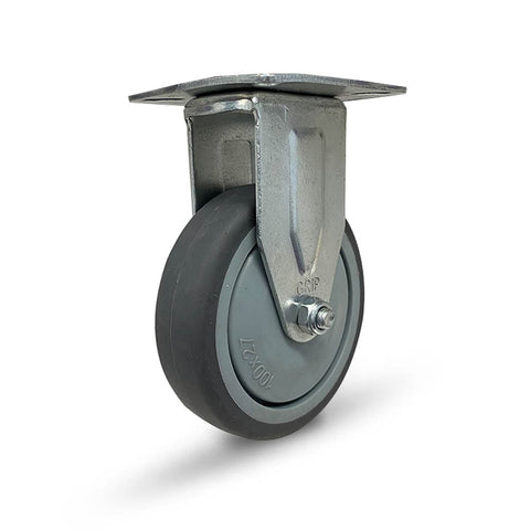 Grip 42000 50mm 40kg Institutional Grey TPR Fixed Castor