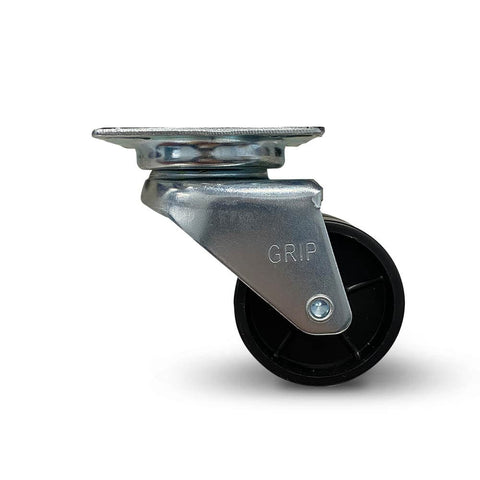 Grip 42055 50mm 70kg Grey TPR Twin Wheel Swivel Castor