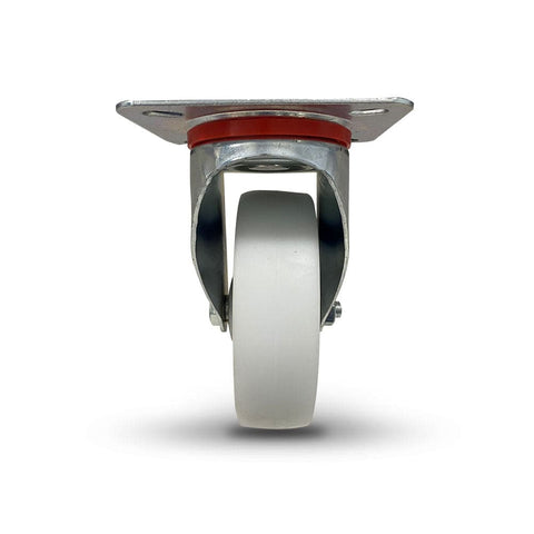Grip 42057 100mm 110kg White Nylon Poly Core Swivel Castor