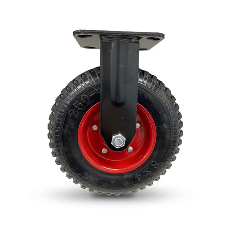 Grip 42089 206mm 235kg Rubber Wheel Steel Core Fixed Castor