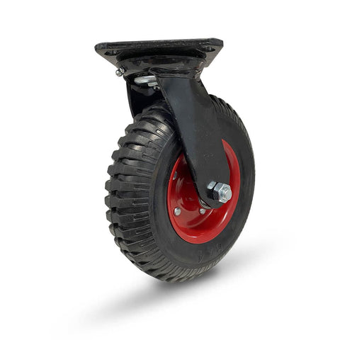 Grip 42090 206mm 235kg Rubber Wheel Steel Core Swivel Castor