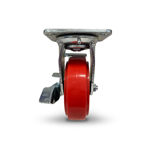Grip 42093 100mm 230kg Poly Moulded Poly Core Swivel Castor with Brake