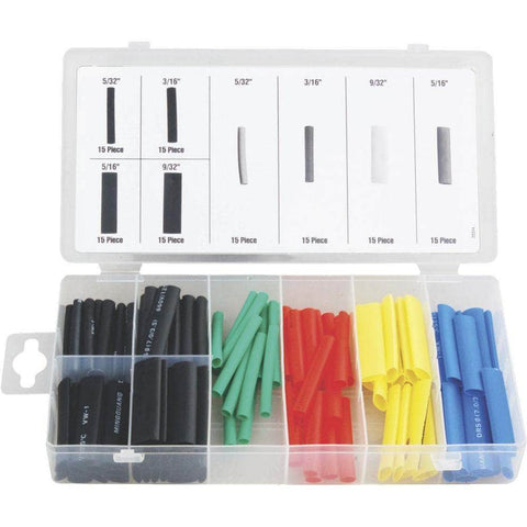 Grip Grip 43110 75 Piece Coloured Heat Shrink Tubing Assortment Set