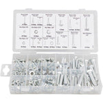 Grip Grip 43163 240 Piece SAE Carbon Steel Zinc Plated Nut & Bolt Assortment Set