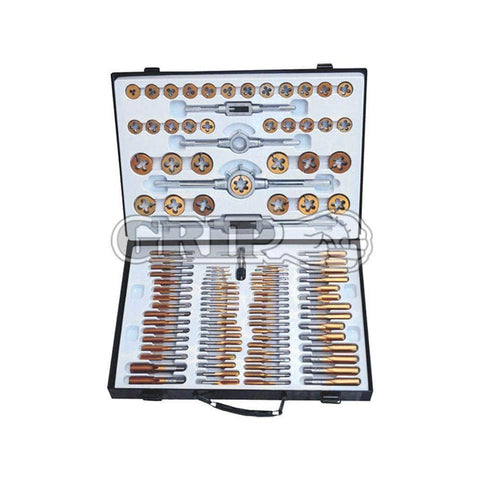 Grip Grip 53302 110 Piece Metric & SAE Steel Tap & Die Set