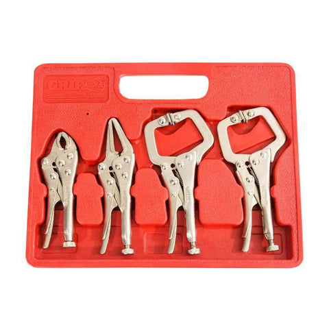 Grip Grip 56035 4 Piece Mini Steel Locking Plier Set