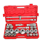 Grip Grip 74050 26 Piece Metric 3/4" & 1" Square Drive 21-65mm 12 Point Socket Set