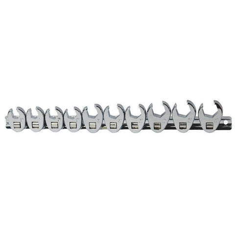 Grip Grip 90101 10 Piece Metric 3/8" Square Drive Flare Nut Crowfoot Spanner Set