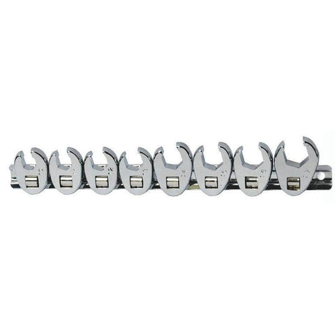 Grip Grip 90102 8 Piece SAE 3/8" Square Drive Flare Nut Crowfoot Spanner Set
