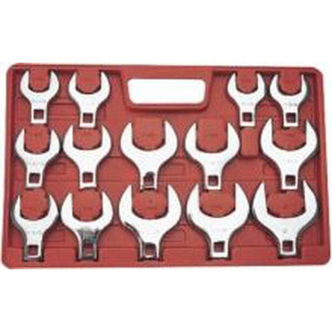 Grip Grip 90145 14 Piece Metric 1/2" Square Drive Jumbo Crowfoot Spanner Set