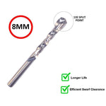 Insize Insize IN0025 5 Piece 8mm Heavy Duty HSS M2 Drill Bit Set