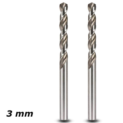 Insize Insize IN0069 Twin Pack 3mm Heavy Duty HSS M2 Drill Bits