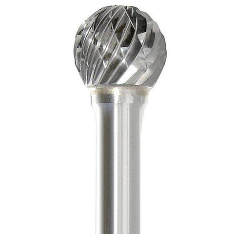 Insize Insize INSD-5 12mm Ball Shaped Double Cut Carbide Burr