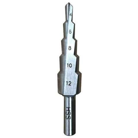 Insize Insize INSD4-12 4mm-12mm M2 HSS Straight Flute Step Drill