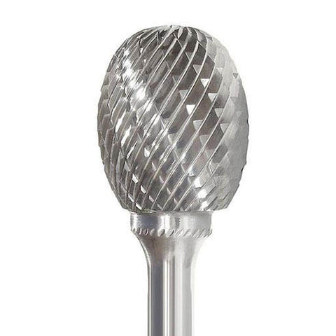 Insize Insize INSE-3 10mm Oval Shaped Double Cut Carbide Burr