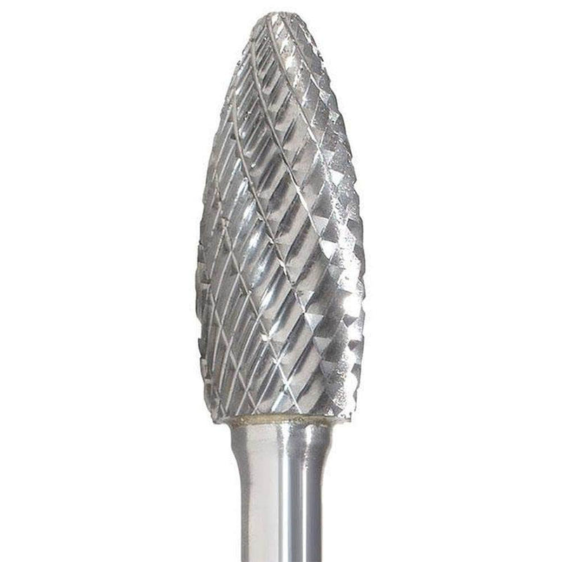Insize Insize INSH-5 12mm Flame Shaped Double Cut Carbide Burr