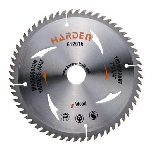 612016- Harden 185mm 60 Tooth TCT Saw Blade